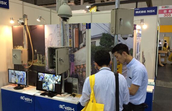 セキュリティ関連　展示会出展しました。INTEX大阪。街頭防犯　過去の最新は今の常識。今では安心安全を提供中。