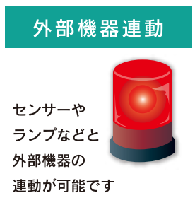 外部機器連動